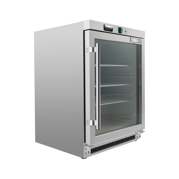 Exquisite MC210G - Glass Door Underbench Fridge
