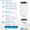 Maytag Commercial MDG20PD - Coin Or Card Operated Electric Dryer