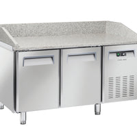 Saltas MPB0020 - Marble Top 2 Door Pizza Fridge
