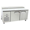 Atosa MPF8202 2 Door Pizza Prep Fridge
