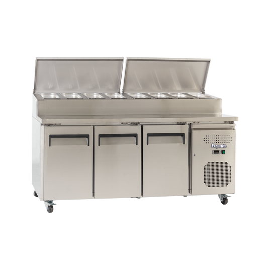 Exquisite MTC363H - Three Door Prep Fridge