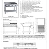 B+S Black BT-GRP6-CBR6 - Combination Griddle & Char Grill