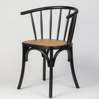Marrow Timber Armchair with Rattan Seat