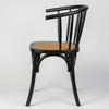 Marrow Timber Armchair with Rattan Seat