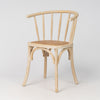 Marrow Timber Armchair with Rattan Seat