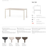 Nardi Piave 160x90cm Rectangular Outdoor Dining Table