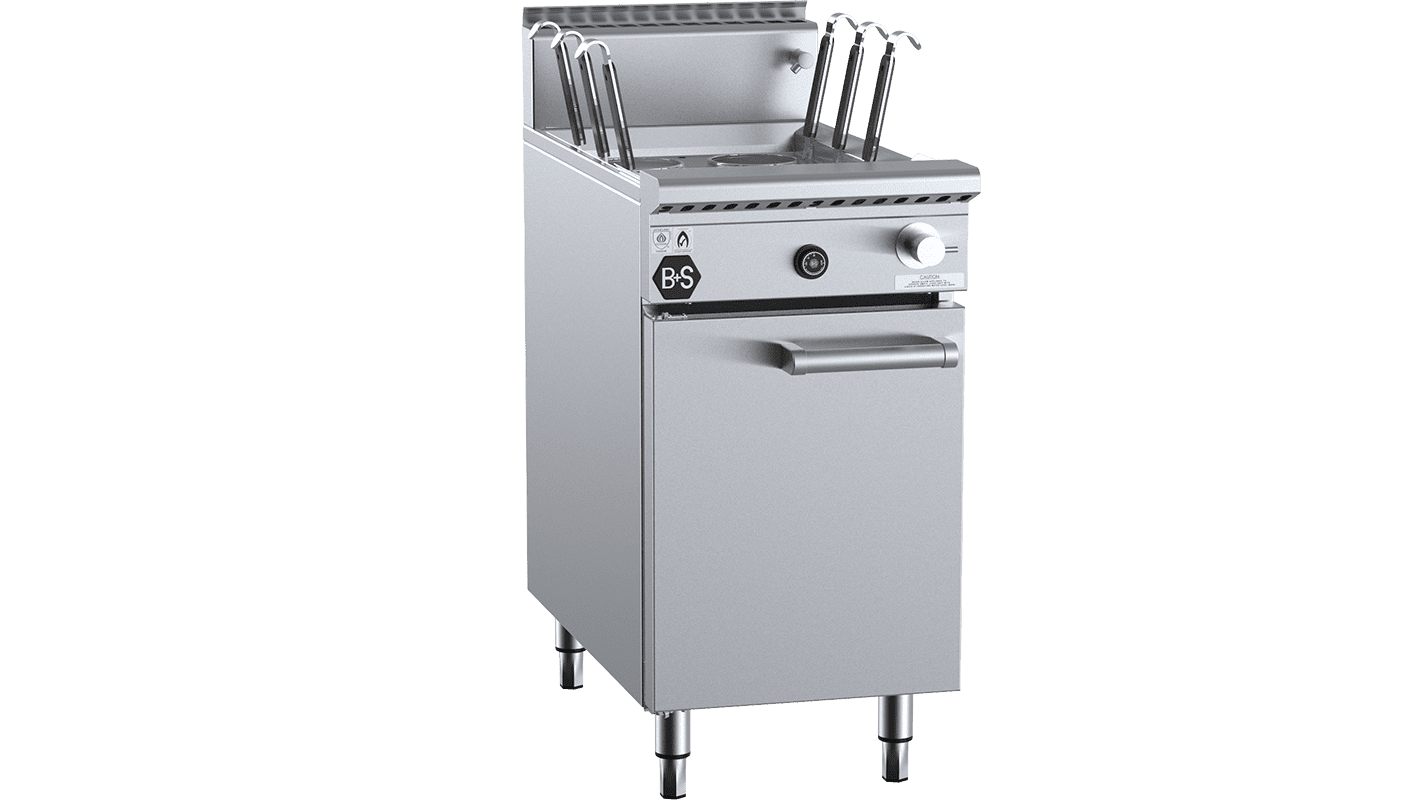 B+S Black NC-6 - Six Basket Noodle Cooker