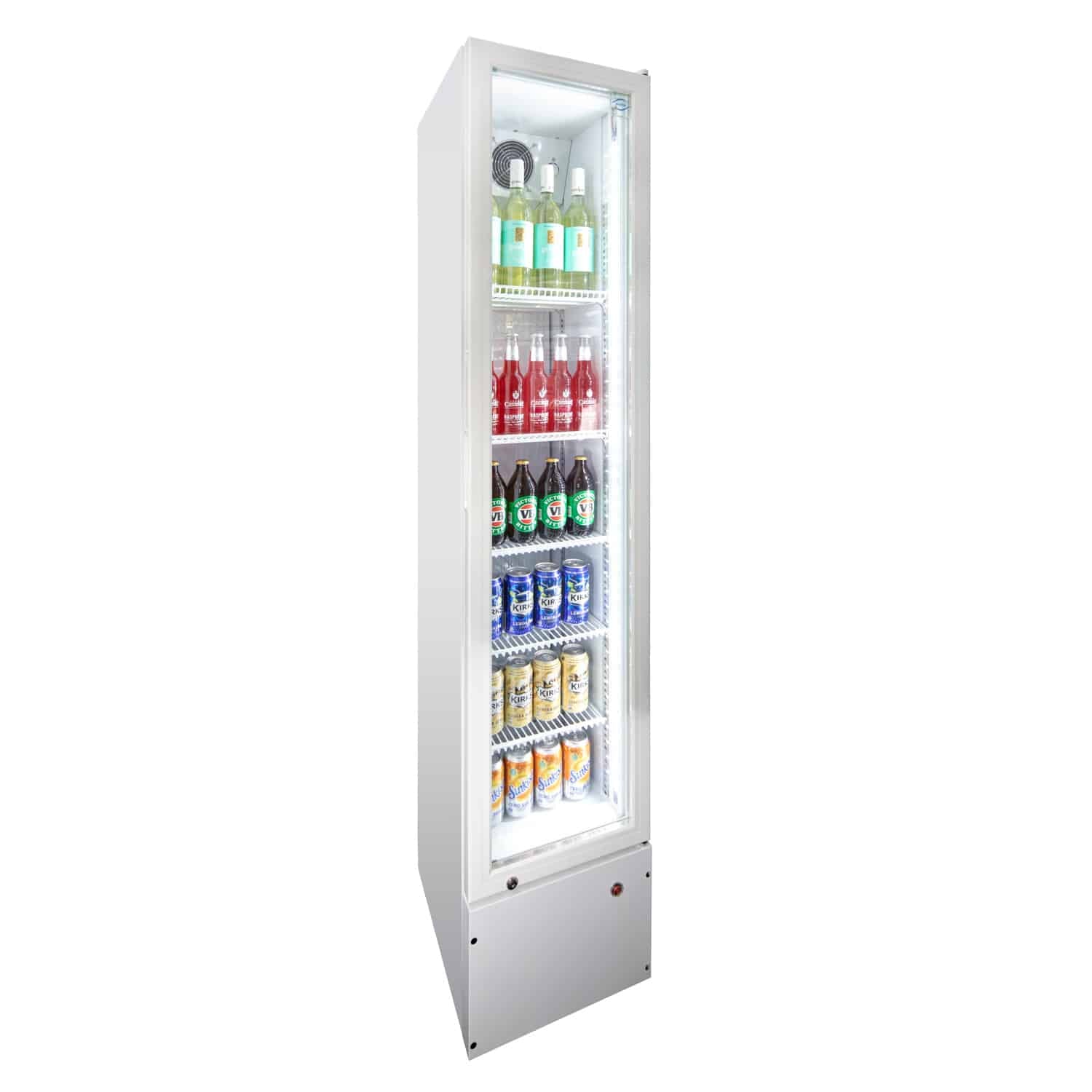 Norsk NSK-160 Single Glass Door Fridge