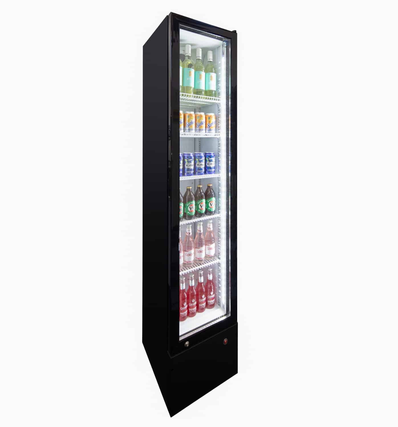 Norsk NSK-160B Single Glass Door Fridge