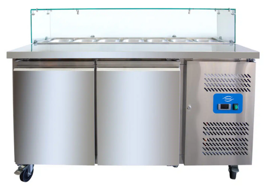 Norsk NSK-2100TNSAST 2 Door Salad Prep Fridge