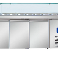 Norsk NSK-3100TNSAST 3 Door Salad Prep Fridge