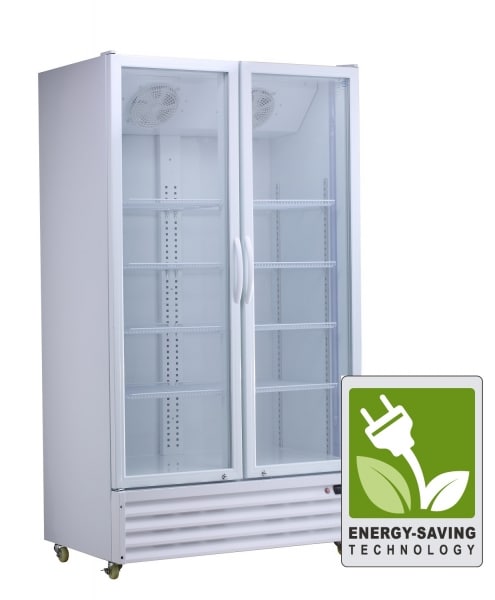 Norsk NSK-NG1000W Double Door Display Fridge
