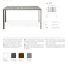 Nardi Cube 140x80 Outdoor Resin Dining Table