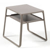 Nardi Pop Outdoor Resin Stackable Side Table with Shelf