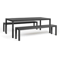 Nardi Rio Outdoor Aluminium Bench Dining Setting