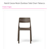 Nardi Cassia Resin Outdoor Side Chair