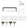 Nardi Tevere 210 Aluminium Outdoor Extendable Dining Table