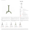 Nardi Frasca Mini Fix Outdoor Complete Table