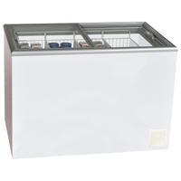 ICS PACIFIC Nova 4 - Glass Lid Freezer