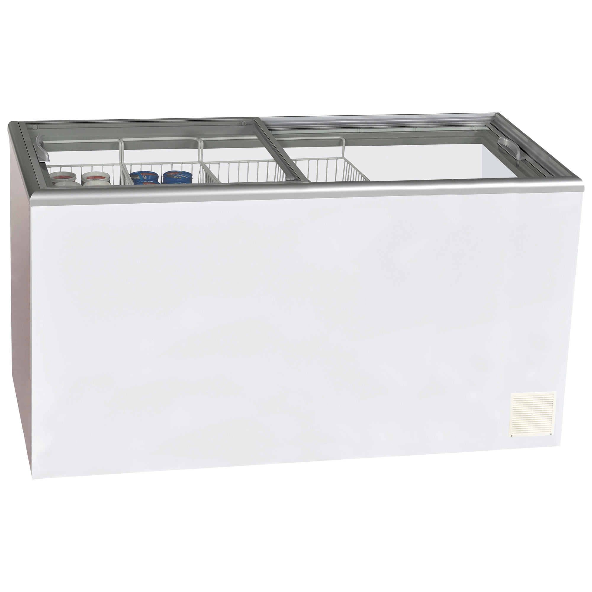 ICS Pacific Nova 6 GSL - Glass Lid Freezer
