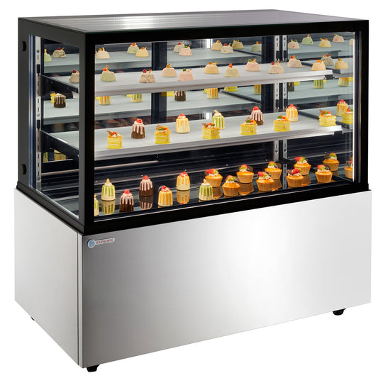 ICS Pacific Novara Echo 120 Stainless Steel ARC370ZC-90 - Floor Standing Refrigerated Display