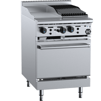 B+S Black OV-GRP3-CBR3 -  Oven with Grill Plate & Char Broiler