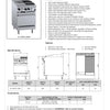 B+S Black OV-GRP3-CBR3 -  Oven with Grill Plate & Char Broiler