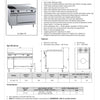B+S Black OV-SB2-TT9 - Oven with Target Top & Two Burners