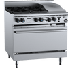 B+S Black OV-SB4-GRP3 - Four Burner Oven with Grill Plate