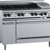 B+S Black OV-SB6-GRP3 - Six Burner Oven with Grill Plate