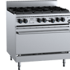 B+S Black OV-SB6 - Six Burner Range Oven