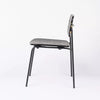 Odeon Steel Dining Chair with Plywood Seat
