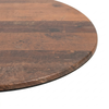 Round 80cm Super Matte Smart Top with Piatto Aluminium Table Base Dining Table