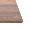 Square 60cm Super Matte Smart Table Top with Corsica Deluxe Table Base Dining Table