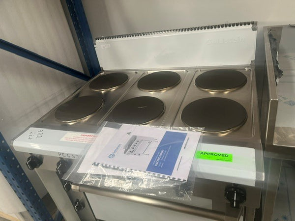 GOLDSTEIN PE6S28-X Electric Oven Range, 6 Solid Plates