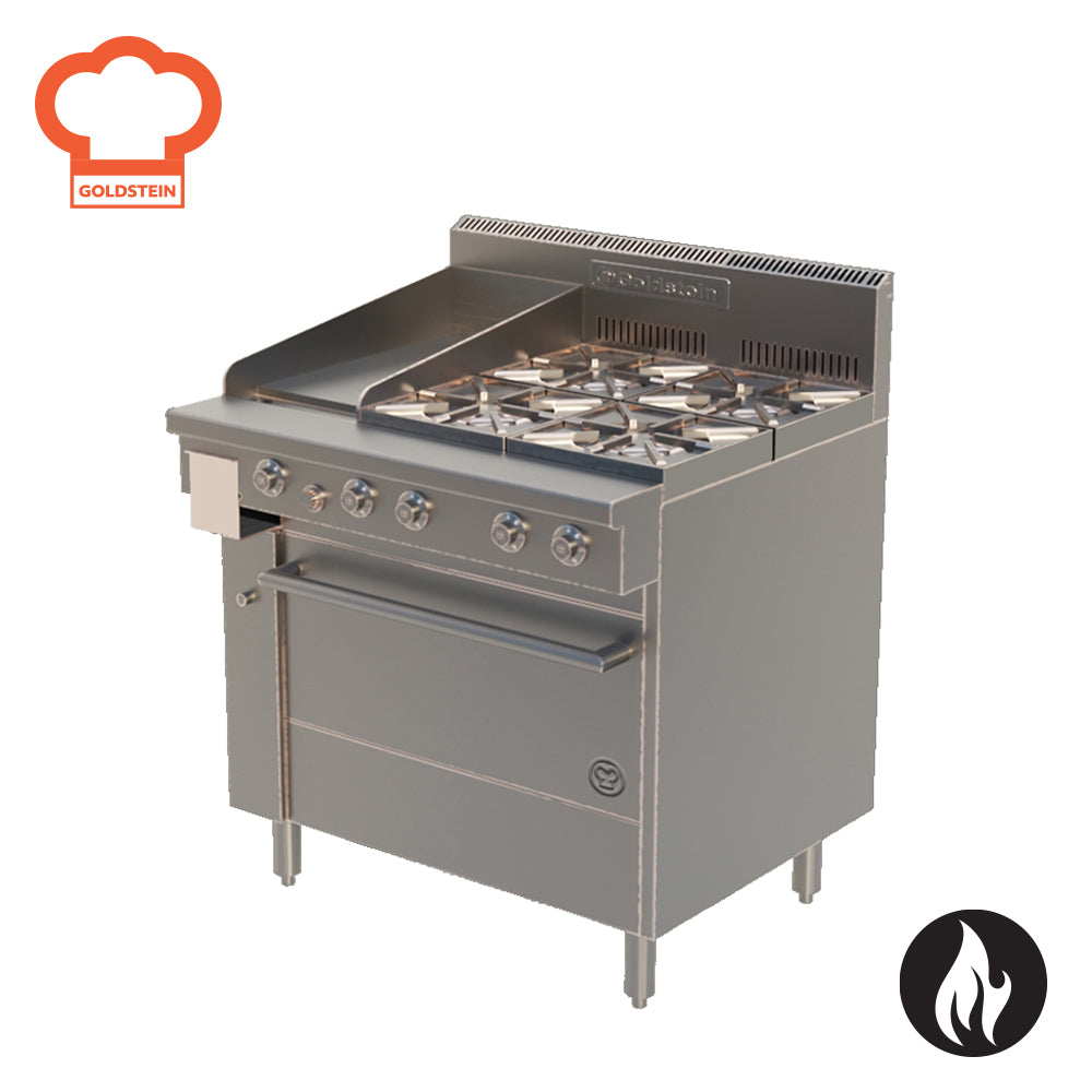 Goldstein 800 Series PF12G428FF - Range Oven