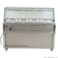 Thermaster PG150FE-YG - Heated Bain Marie Display
