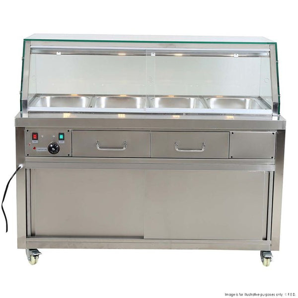 Thermaster PG150FE-YG - Heated Bain Marie Display