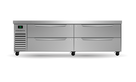 SKOPE ReFlex ChefBase PG21.CBR.2.D4 - Four Drawer Underbench Fridge
