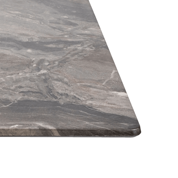 Square 70cm Super Matte Smart Top Complete Table with Piatto Base