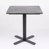 Square 70cm Super Matte Smart Top Complete Table with Piatto Base