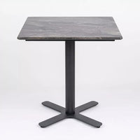 Square 70cm Super Matte Smart Top Complete Table with Piatto Base