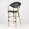 Parisian Bar Stool with Arms - Light Bamboo