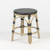 Parisian Round Stackable Low Stool - Light Bamboo