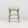 Parisian Round Stackable Low Stool - Light Bamboo