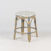 Parisian Round Stackable Low Stool - Light Bamboo