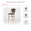 Parisian Bar Stool - Light Bamboo
