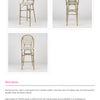Parisian Bar Stool - Light Bamboo