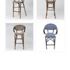 Parisian Bar Stool with Arms - Light Bamboo