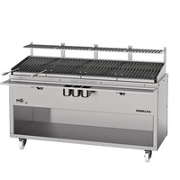 Scheer Proline Parrilla 620 - 1800mm 4 Section Charcoal/Wood Grill